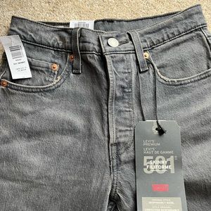 2 pairs of Levi’s black denim from Aritzia 23x28 PRICE IS FOR BOTH PAIRS